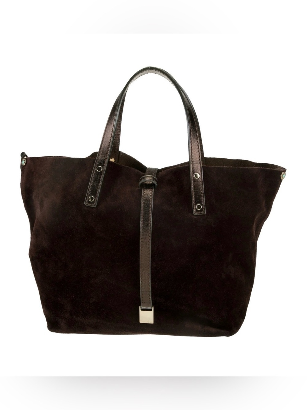 Tiffany & Co Suede Top Handle Bag